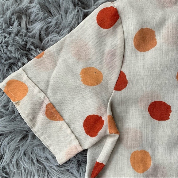 Vintage COS COB Polka Dot 1970’s USA Button Down - Picture 4 of 14